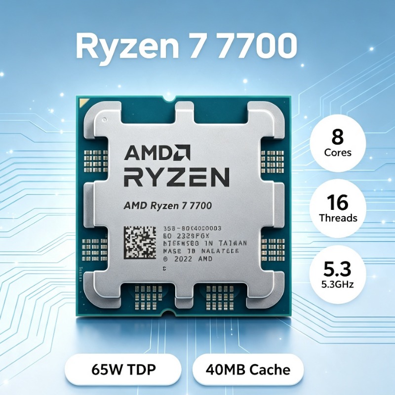 Esports Gaming Pc - AM5 Slot Gaming Desktop CPU AMD