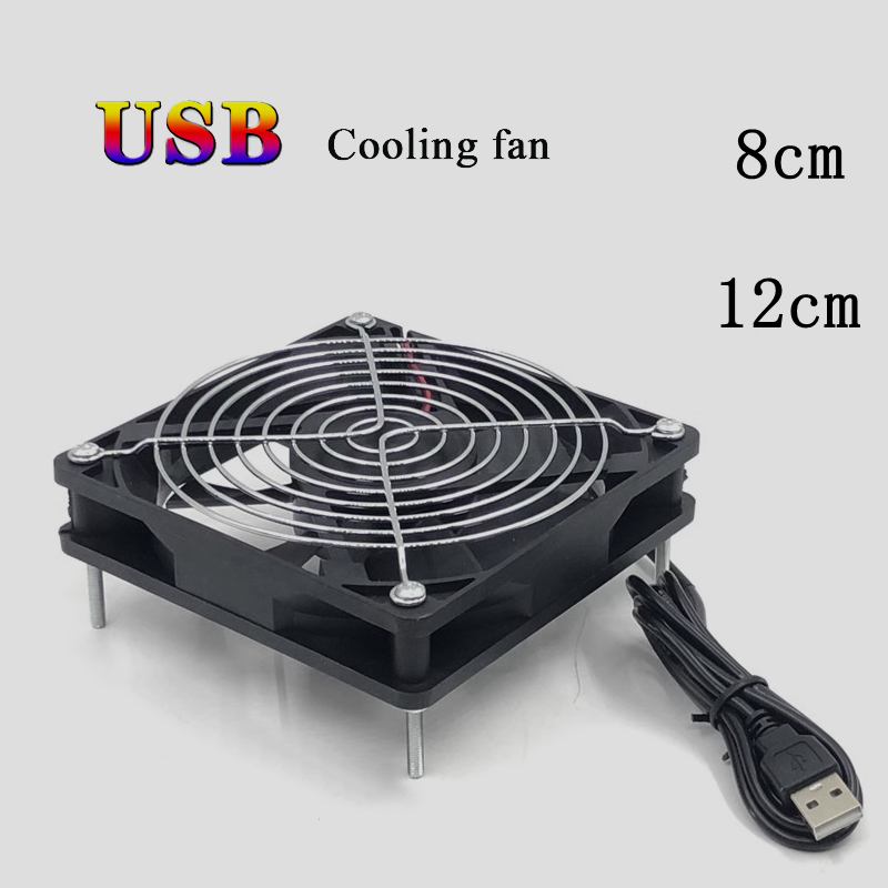 Esports Gaming Fan - 8/12cm 12V USB Powered Computer PC