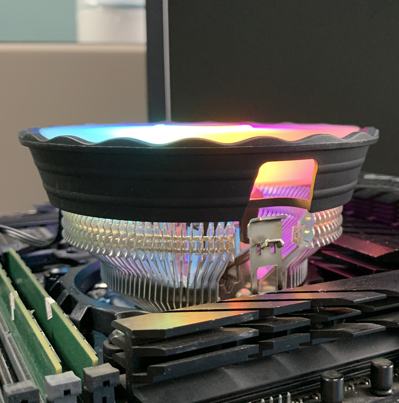RGB CPU Air Cooler 90mm PC Pro - đánh giá và giá Esports Gaming Fan