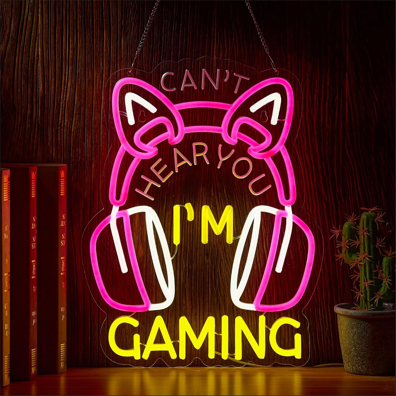 Can't Hear You I'm Gaming Neon - đánh giá và giá Esports Gaming Cafe