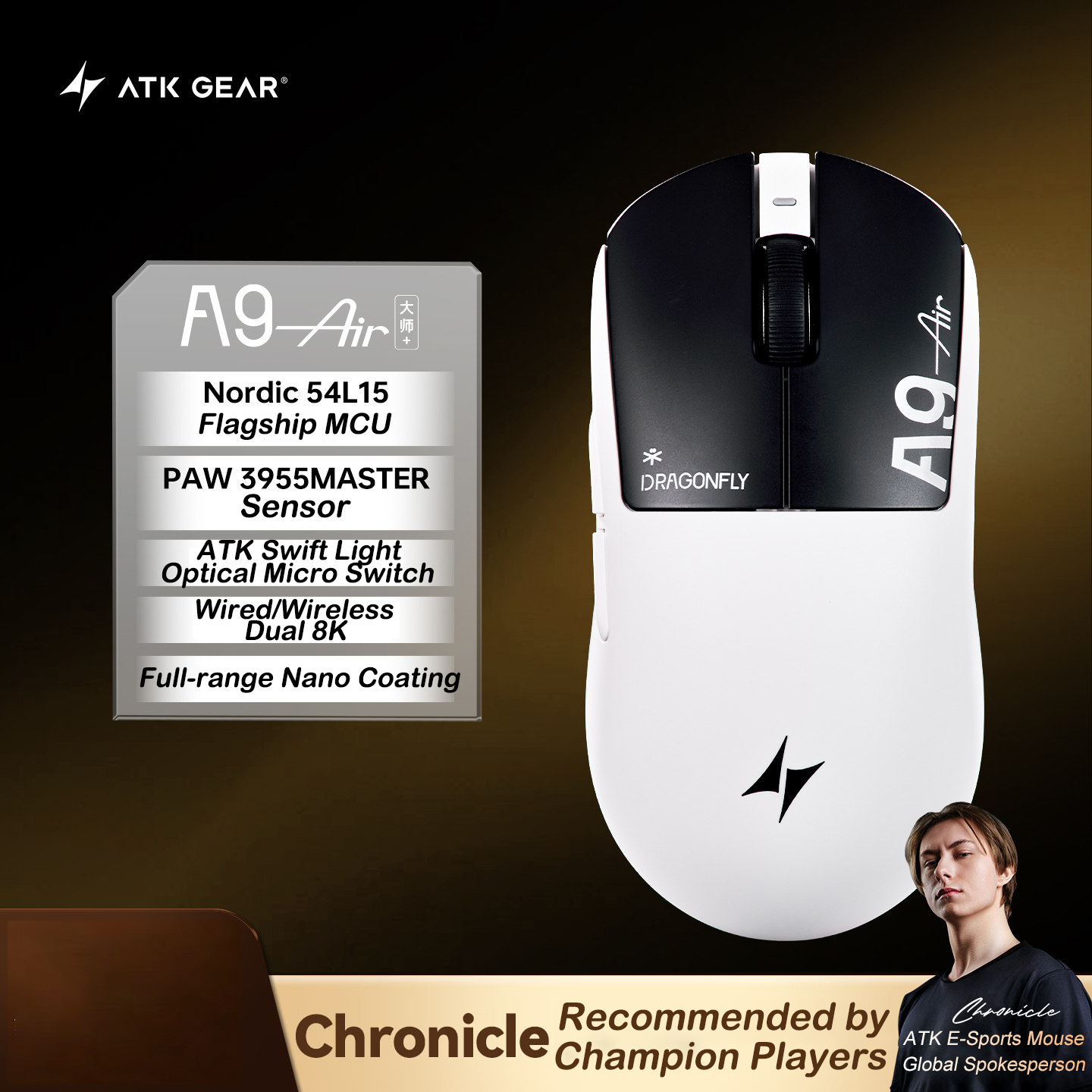 ATK A9 Air Ultimate Plus Gamin - đánh giá và giá Ultimate Esports Gaming
