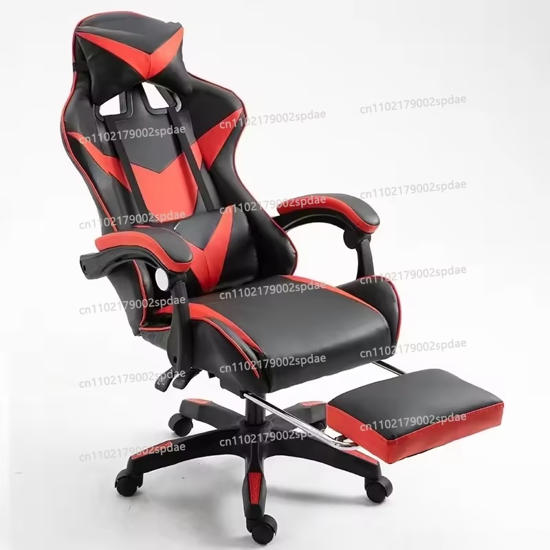 #Gaming chair with footrest, h - đánh giá và giá Esports Gaming Cafe