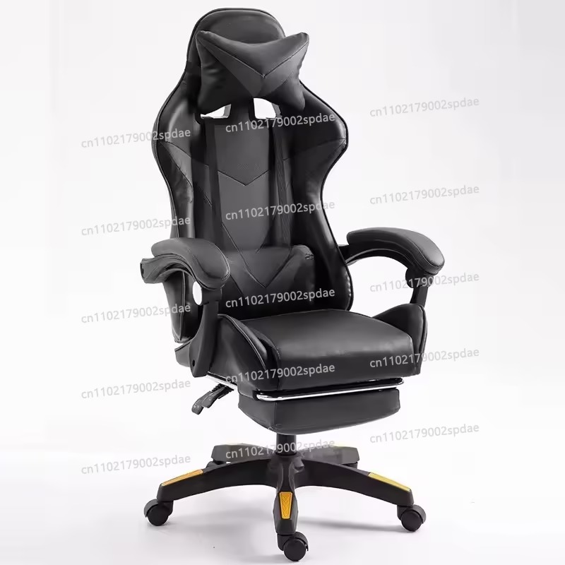 #Gaming chair with footrest, h - đánh giá và giá Esports Gaming Cafe
