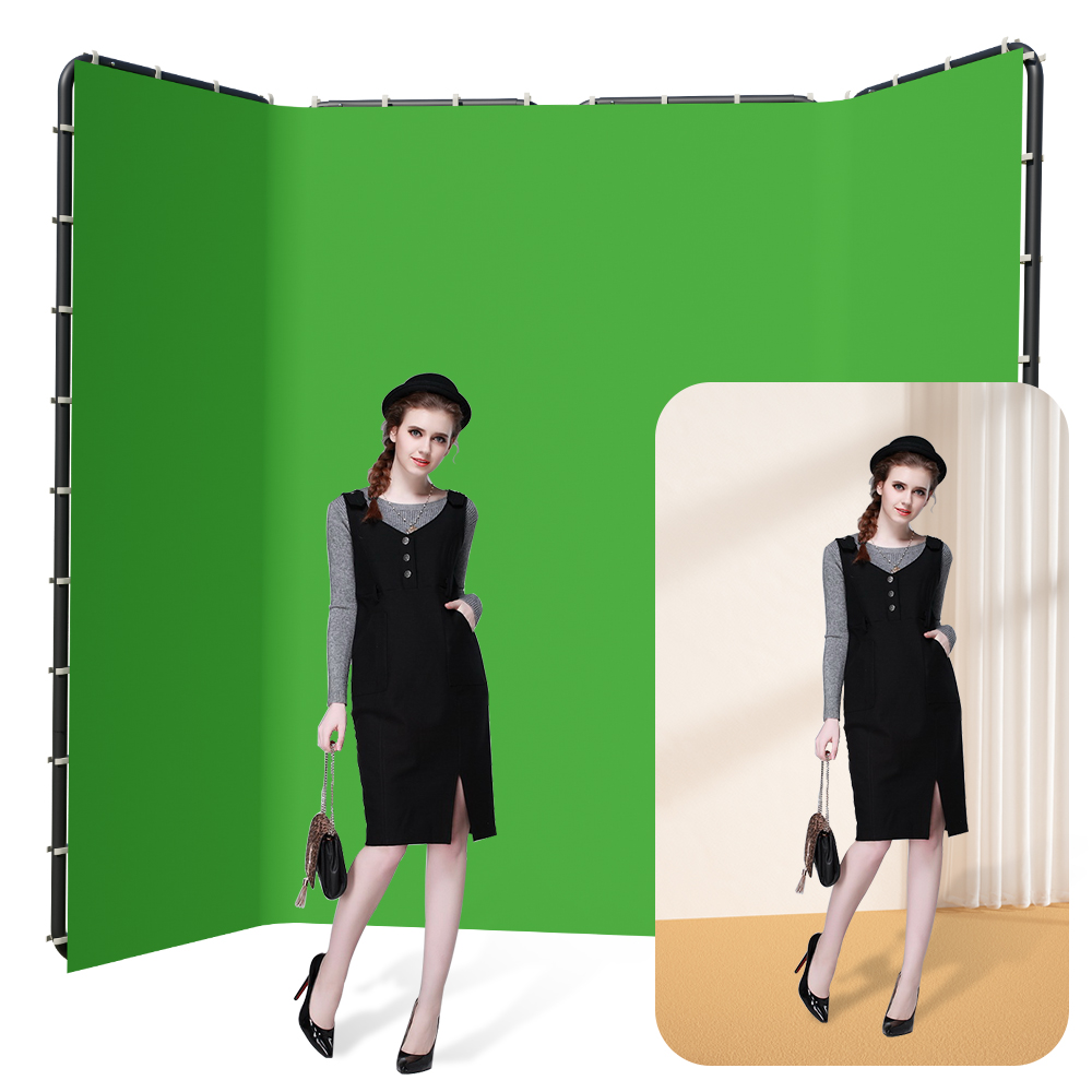 SH 2.4x4M Background Stand Fra - đánh giá và giá Green Screen Collapsible