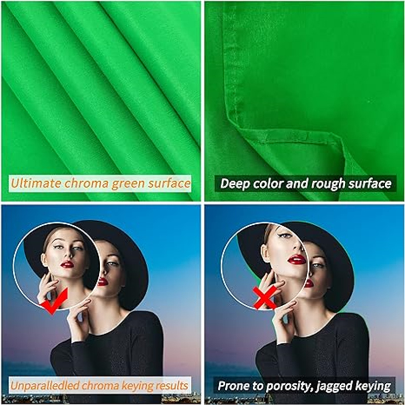 GAINVANE Backdrop Cloth White  - đánh giá và giá Green Screen Collapsible