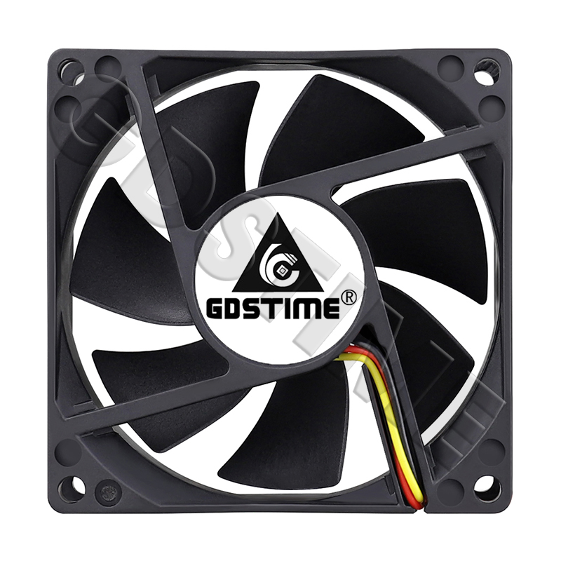 Gdstime DC 5V 12V 24V Fan 80mm - đánh giá và giá Esports Gaming Fan