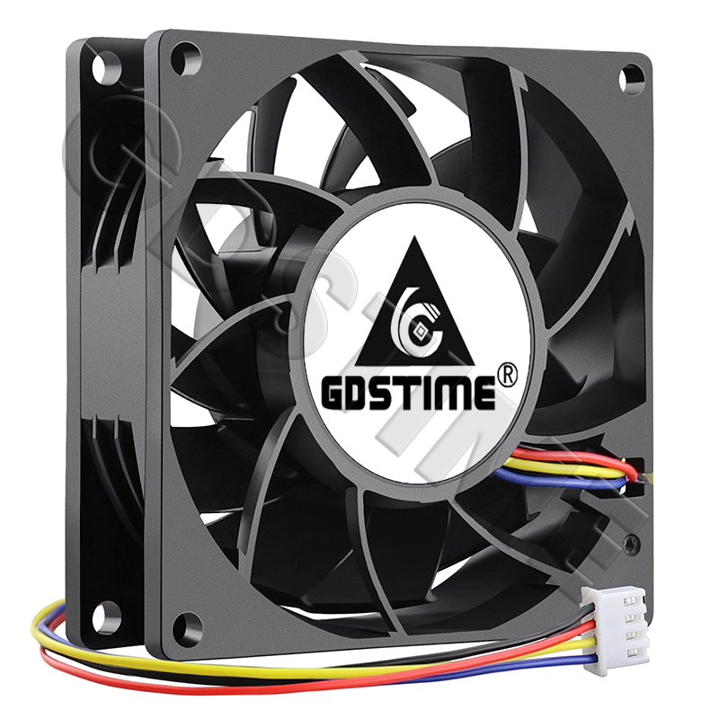 Gdstime DC 5V 12V 24V Fan 80mm - đánh giá và giá Esports Gaming Fan