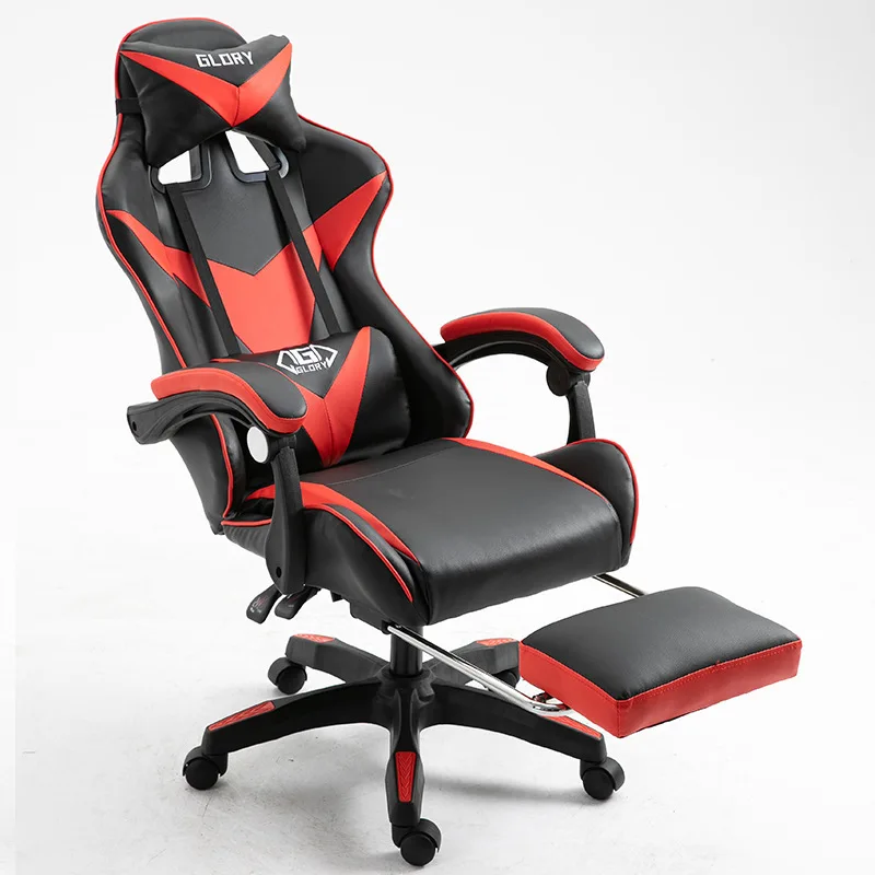 #Gaming chair with footrest, h - đánh giá và giá Esports Gaming Cafe