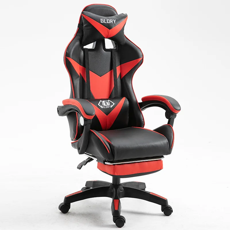 #Gaming chair with footrest, h - đánh giá và giá Esports Gaming Cafe