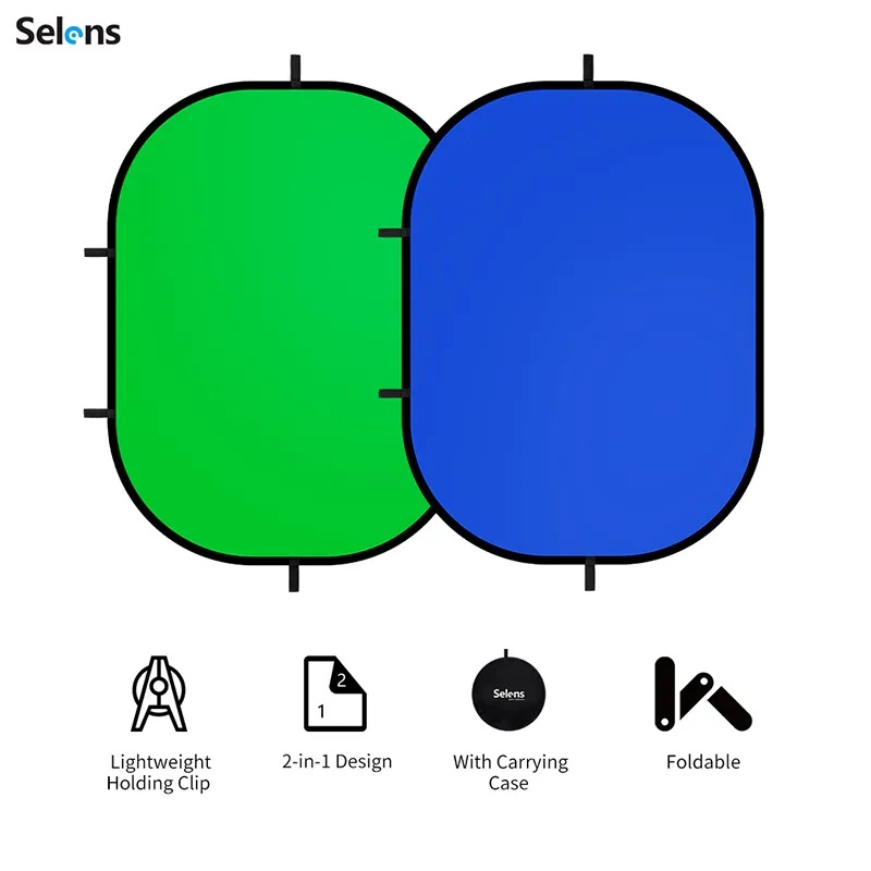 Selens New Collapsible Portabl - đánh giá và giá Green Screen Collapsible