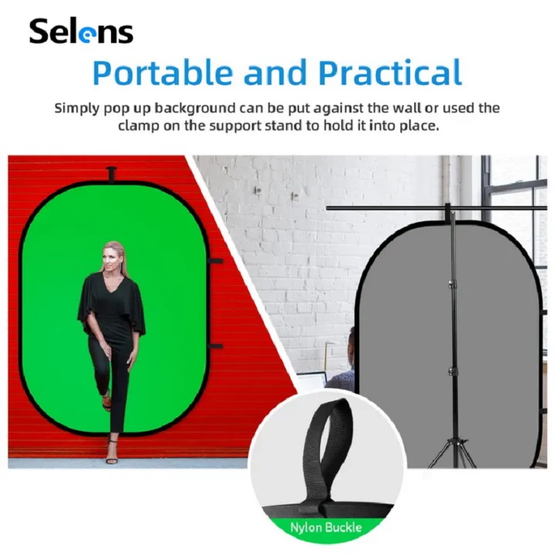 Selens New Collapsible Portabl - đánh giá và giá Green Screen Collapsible