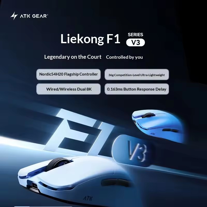 ATK F1 V2/V3 Tri Mode Wireless - đánh giá và giá Esports Gaming Pc
