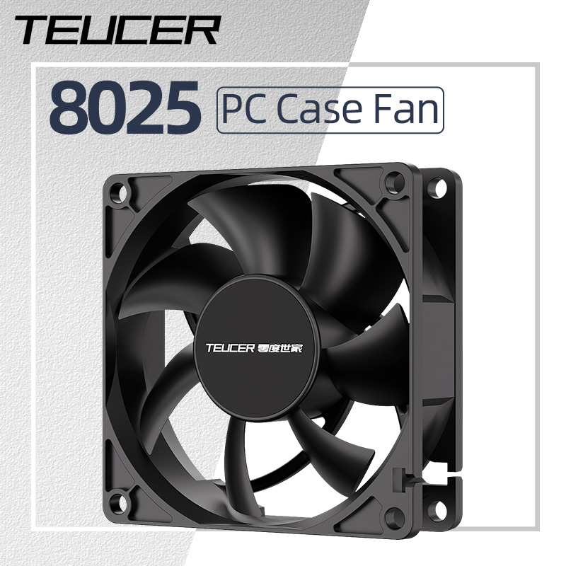 Teucer 8025 PC Case Fan 12V  B - đánh giá và giá Esports Gaming Fan