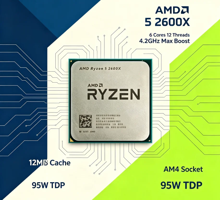 AMD R5 2600X 12nm AM4 Desktop  - đánh giá và giá Esports Gaming Pc
