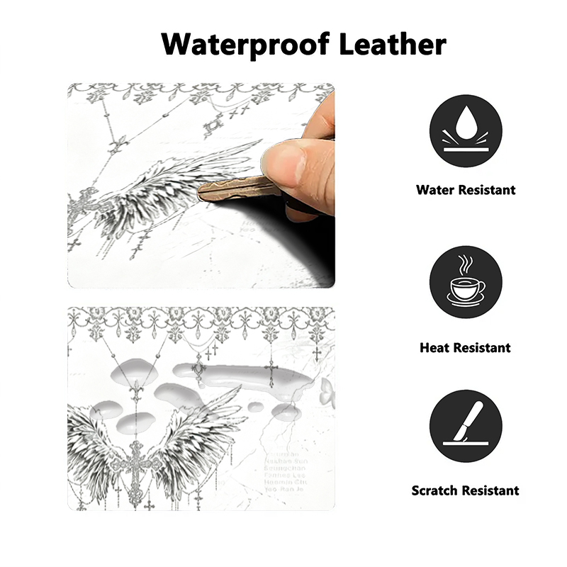 Leather Mousepad Black White A - đánh giá và giá Esports Gaming Pc