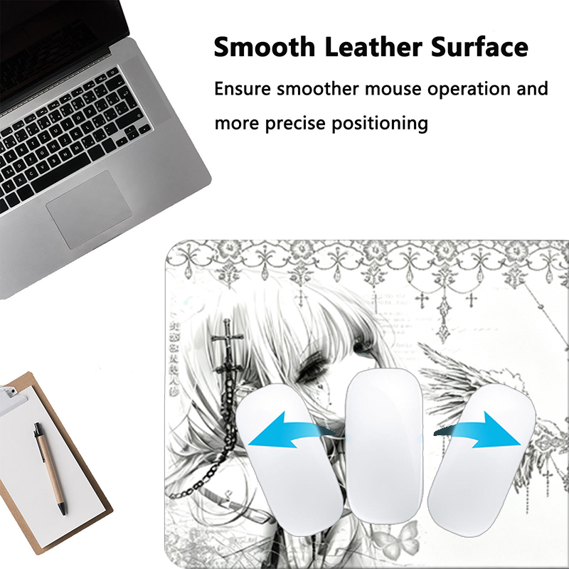 Leather Mousepad Black White A - đánh giá và giá Esports Gaming Pc