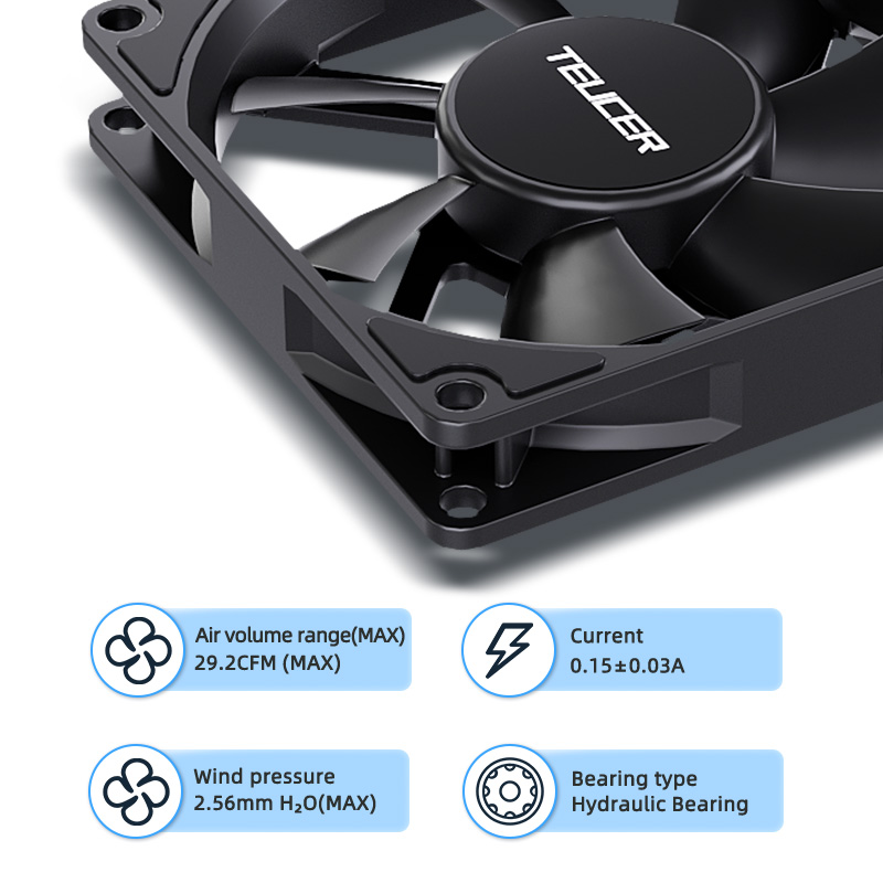 Teucer UT-8015 8CM Chassis Fan - đánh giá và giá Esports Gaming Fan